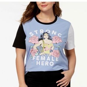 Wonder Woman Graphic Tee Short Sleeve Sz 1X